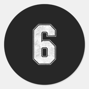 Sticker Rond Déguisement de couple duo 67 Six Sept Meme Drôle