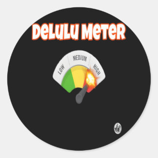 Sticker Rond Deluluu détaché