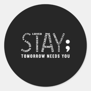 Sticker Rond Demain aura besoin de toi