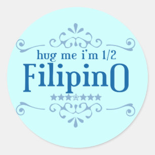 Sticker Rond Demi de Philippin