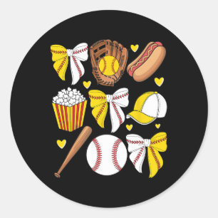 Sticker Rond Demi-Vente Et Douce Maman Mama Vie Coquette Bow Wo