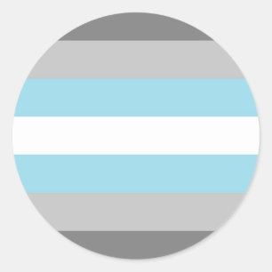 Sticker Rond DemiBoy