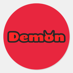 Sticker Rond Demon