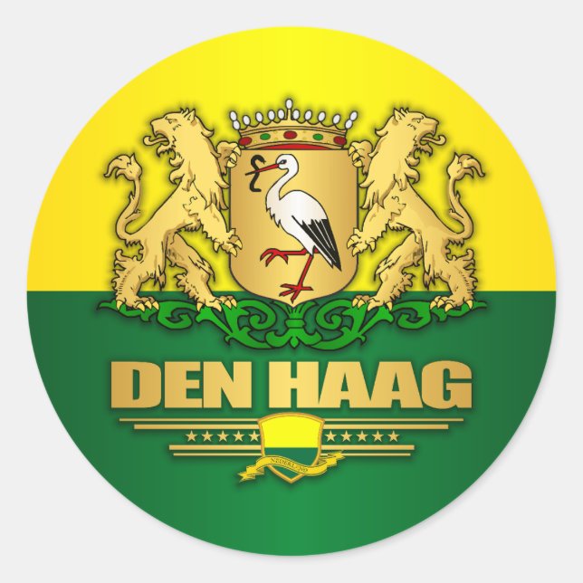 Sticker Rond Den Haag (La Haye) (Devant)