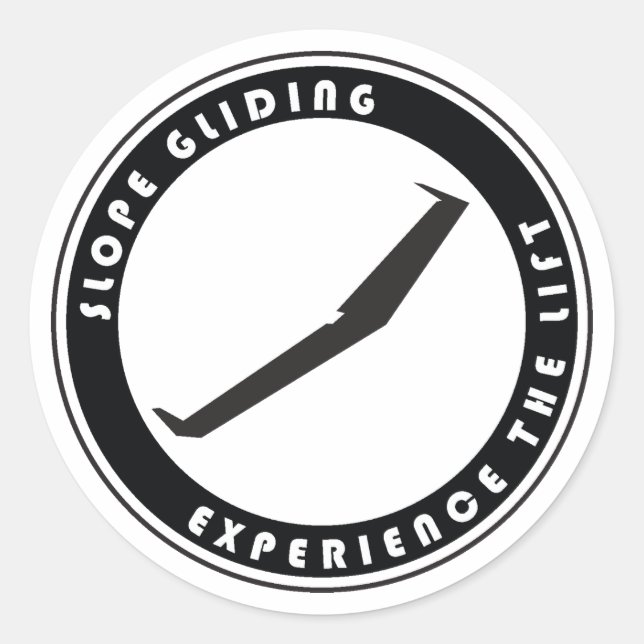 Sticker Rond Dénivelé (Devant)