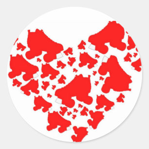 Sticker Rond Derby Love