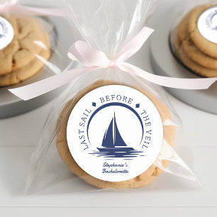 Sticker Rond Dernière voile avant la soirée d'enterrement de vi