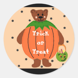 Sticker Rond Des bonbons ou un sort