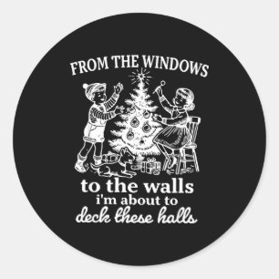 Sticker Rond Des fenêtres aux murs, je vais décorer ceci
