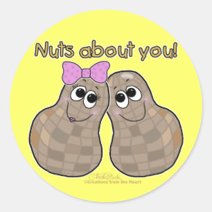 Sticker Rond Des Noix Sur Vous !
