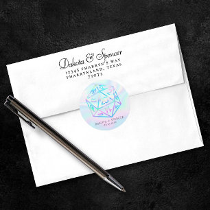 Sticker Rond Dés RPG Holo Imaginaire Tabletop PnP Gamer Perso
