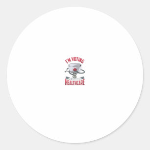 Sticker Rond Des Soins De Santé Abordables Pour Tous Les Soins