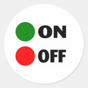 Sticker Rond Désactivé