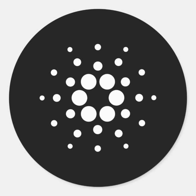 Sticker Rond Design Cardano (Devant)