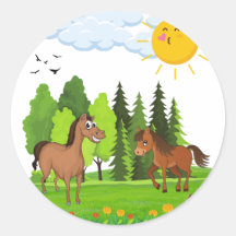 Design de petits chevaux pour les enfants
