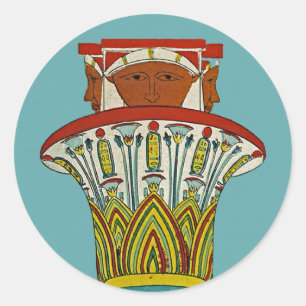 Sticker Rond Design égyptien #3 à Emporio Moffa