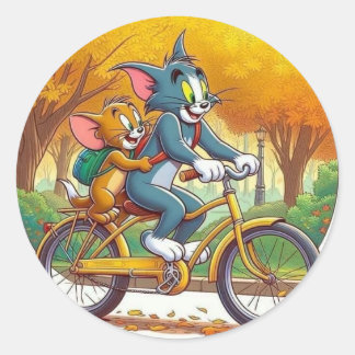 Sticker Rond Dessin animé Anima 