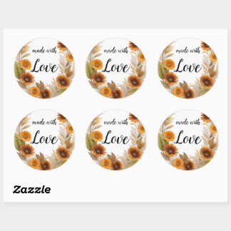 Sticker Rond Dessin de l'aquarelle