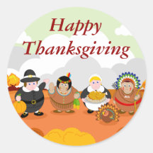 Dessin moderne du premier Thanksgiving de 1621,