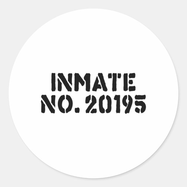 Sticker Rond détenu n° 20195 (Devant)