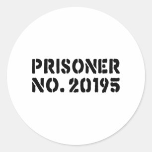 Sticker Rond Détenu n° 20195