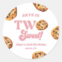 Deux biscuits sucrés et du lait 2e anniversaire