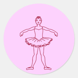 Sticker Rond Deuxième position du ballon