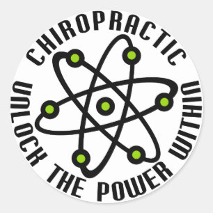 Sticker Rond Déverrouiller l'alimentation à l'intérieur