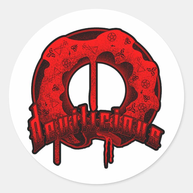 Sticker Rond Dévilut beigne (Devant)