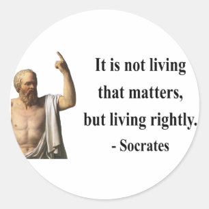 Sticker Rond Devis Socrates 6b