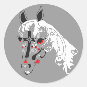 Sticker Rond dia de los muertos
