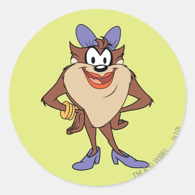 Sticker Rond Diable en couleur (Devant)