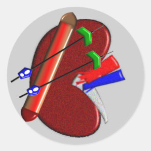 Sticker Rond Dialyse Et Cadeaux De Conception De Reins