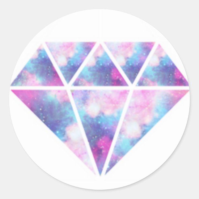 Sticker Rond Diamant (Devant)