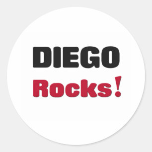 Sticker Rond Diego Rocks