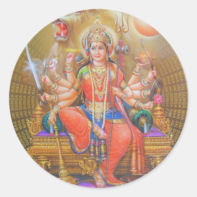 Sticker Rond dieu indien (Devant)