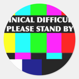 Sticker Rond Difficultés techniques