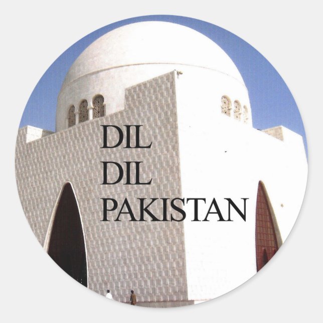 Sticker Rond Dil Dil Pakistan Hakuna Matata (Devant)