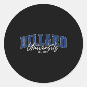 Sticker Rond Dillard Institut De Technologie Arch Retro Pour Ho
