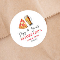 Dîner de répétition Pizza et bières avant de se ma