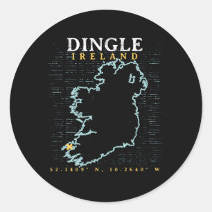 Sticker Rond Dingle Irlande