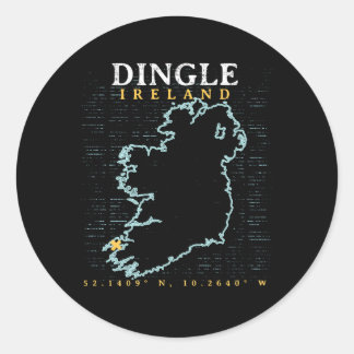 Sticker Rond Dingle Irlande