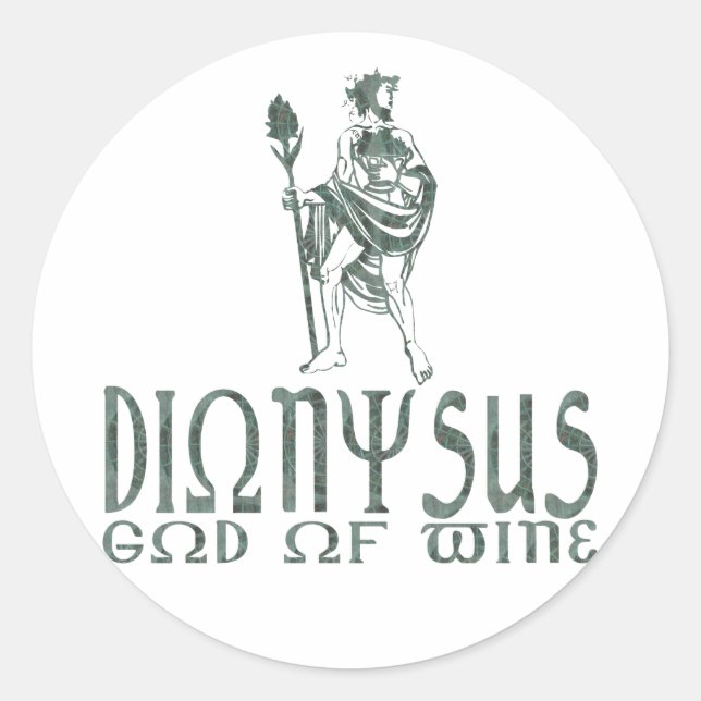 Sticker Rond Dionysus (Devant)