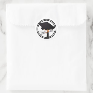 Sticker Rond Diplôme de casquette de 2026