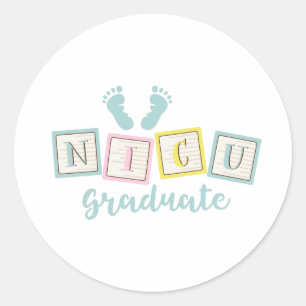 Sticker Rond Diplômé NICU