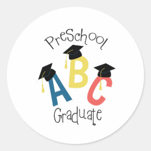 Sticker Rond Diplôme préscolaire