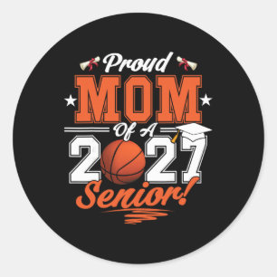 Sticker Rond Diplômée 2026 Maman fière d'un sénior Sketll _3 