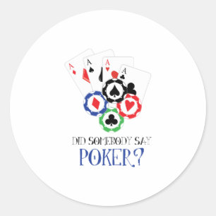 Sticker Rond Dis Poker ?