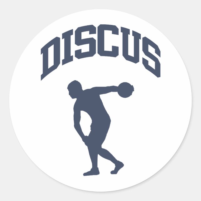 Sticker Rond Discus Thrower (Devant)