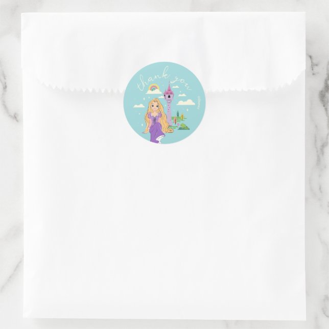 Sticker Rond Disney Princess Rapunzel (Sac)